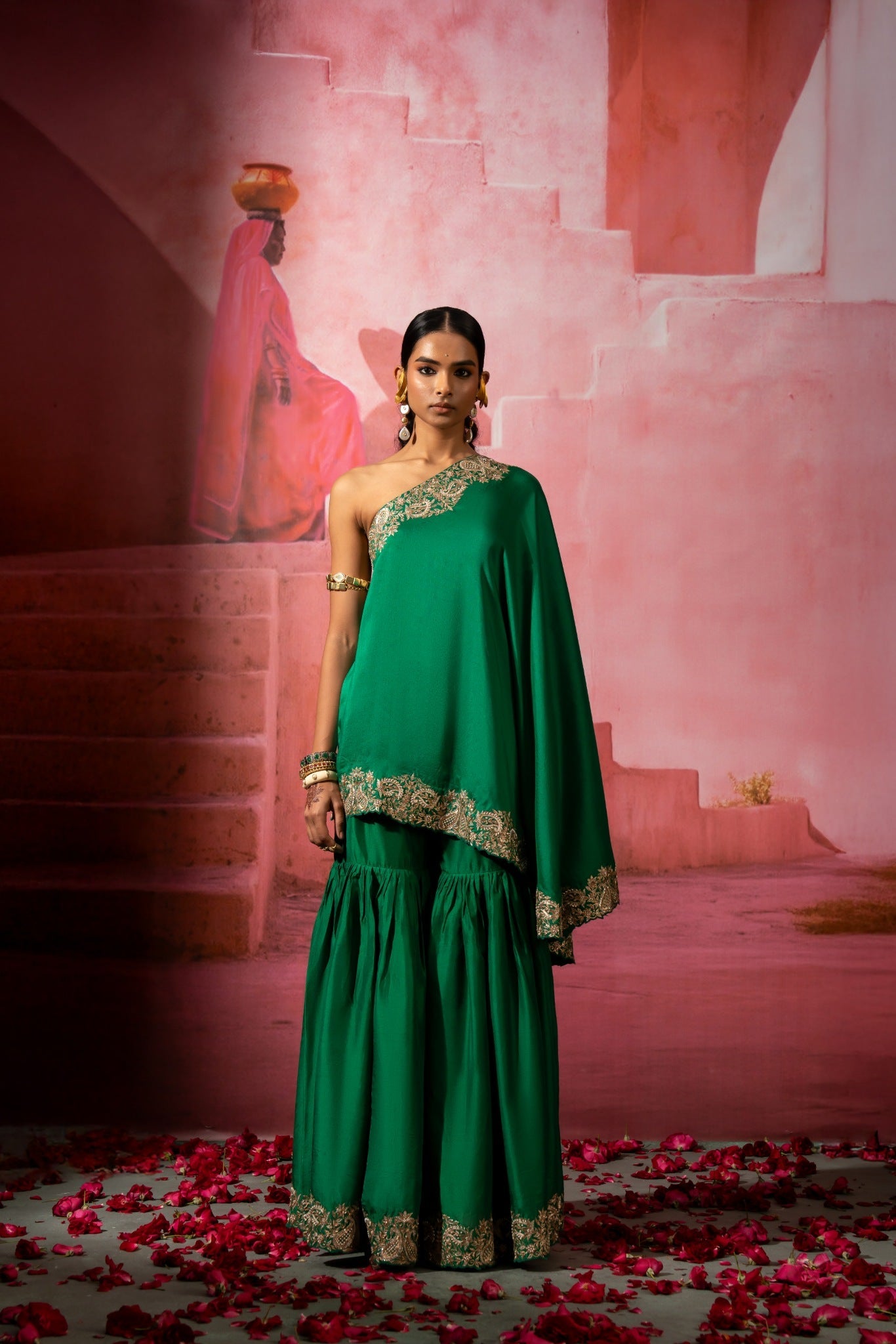 Kairi off shoulder sharara