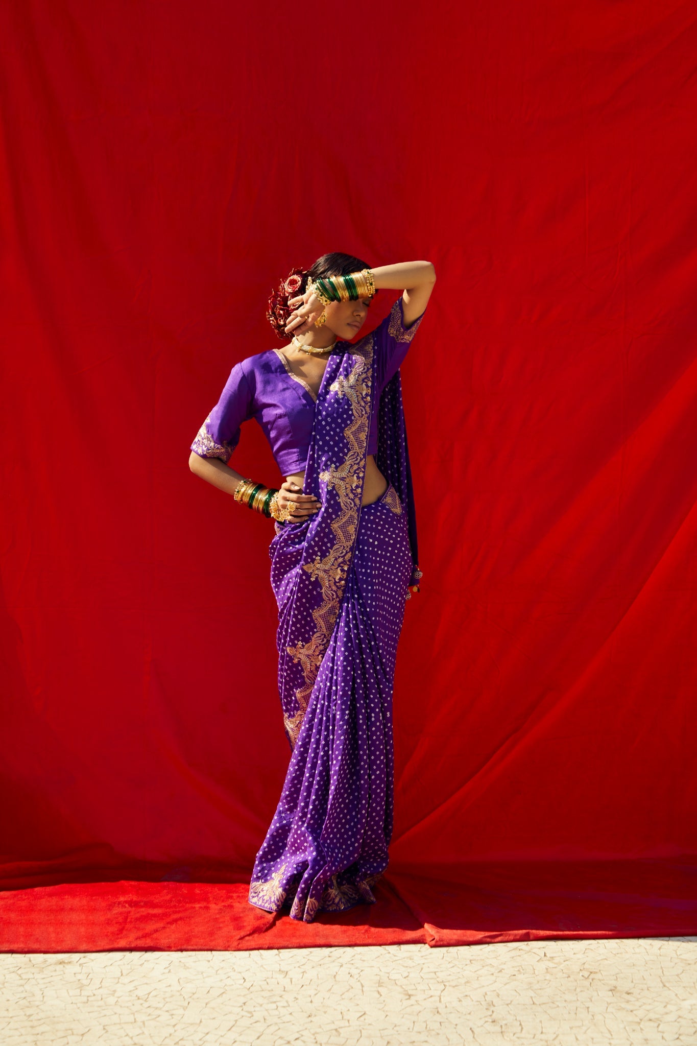 Peacock saree