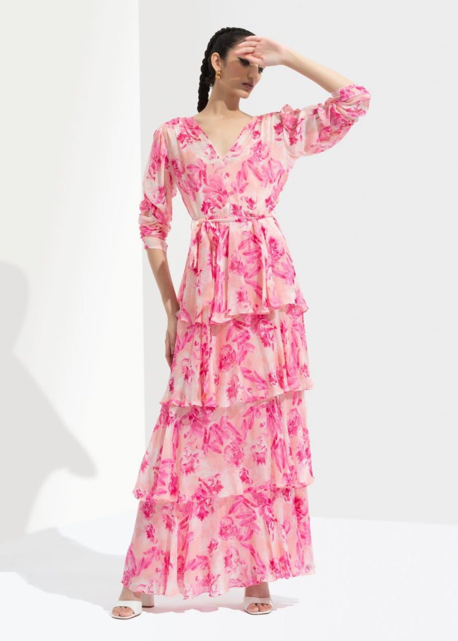 Sakura Tiered Maxi Dress