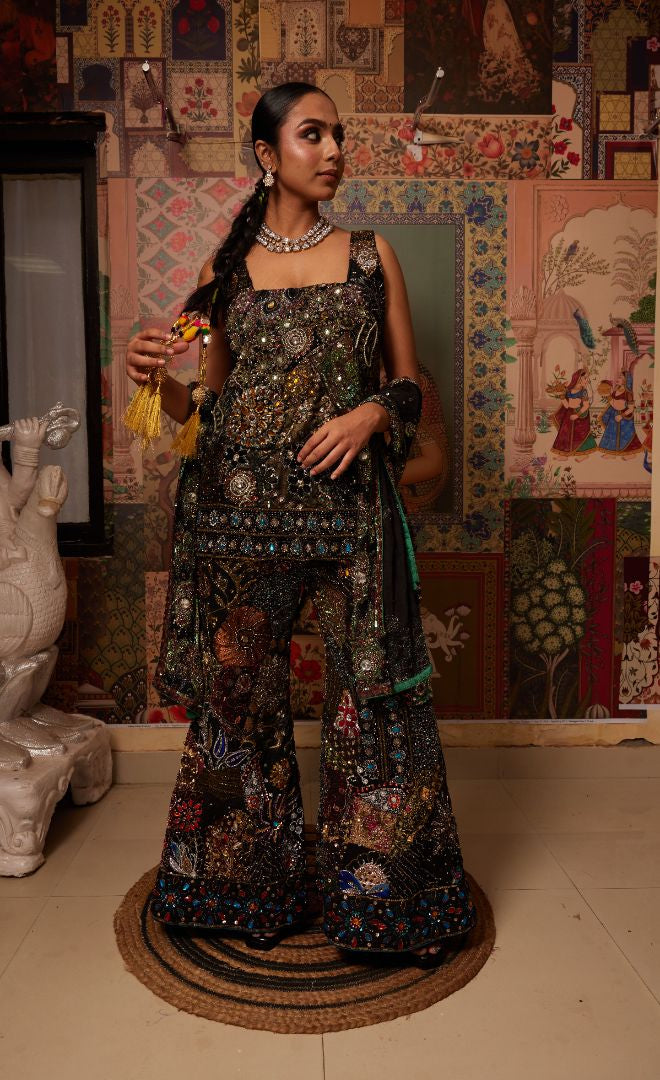 Khwaab Suit Set Black