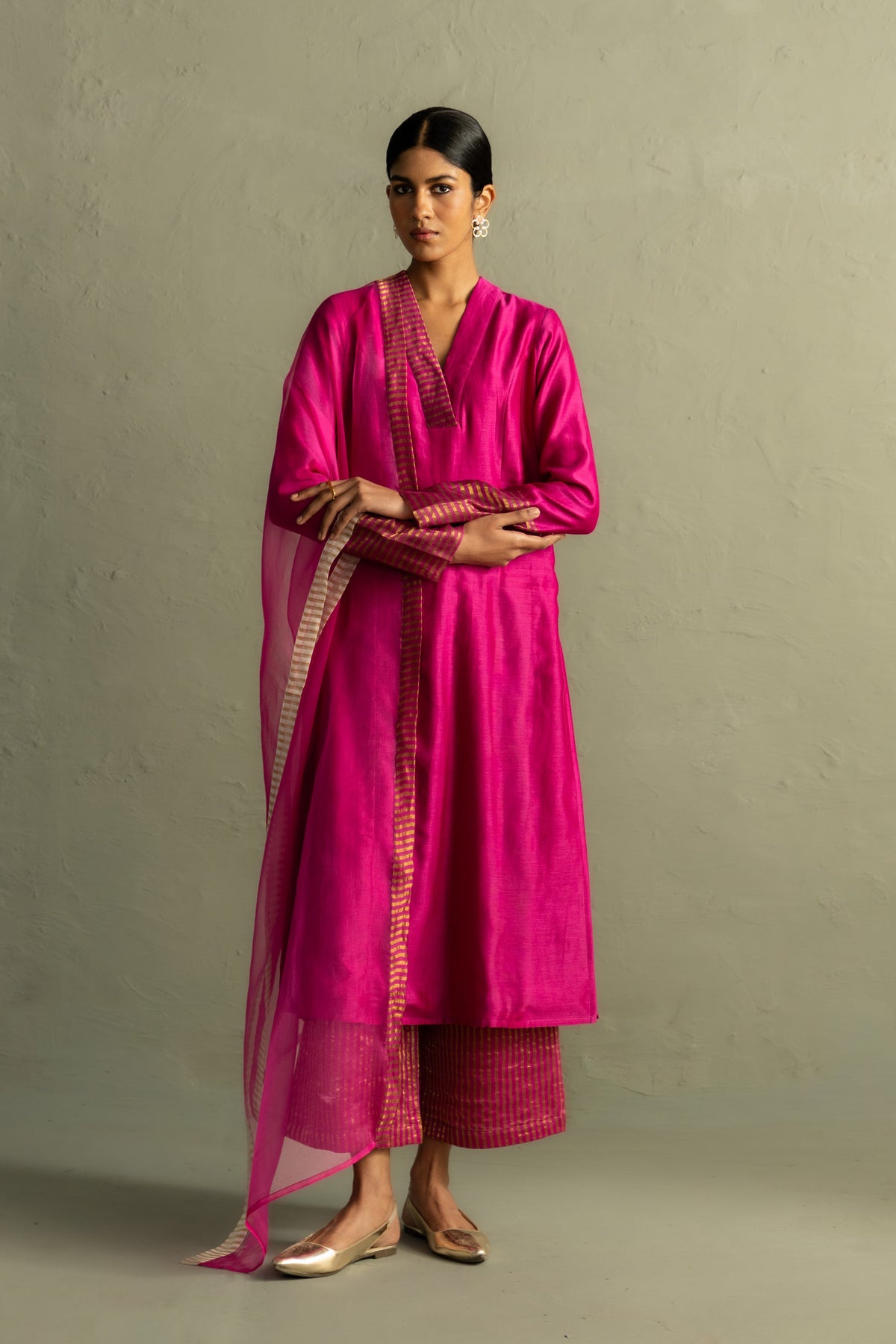 Ojas Fuschia Pink Kurta Set