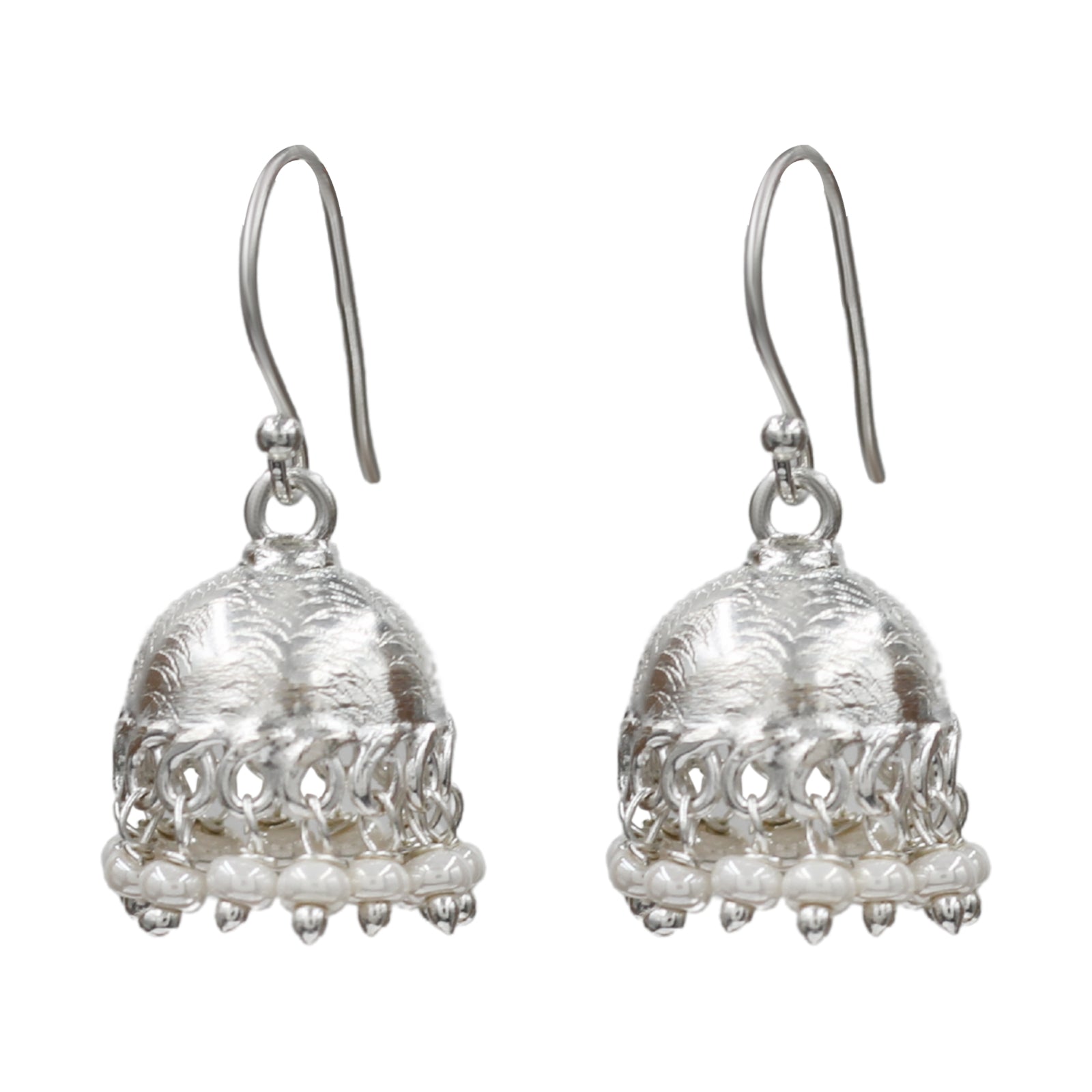 Sangeeta Boochra Minimalist Pearl Drop Jhumkas