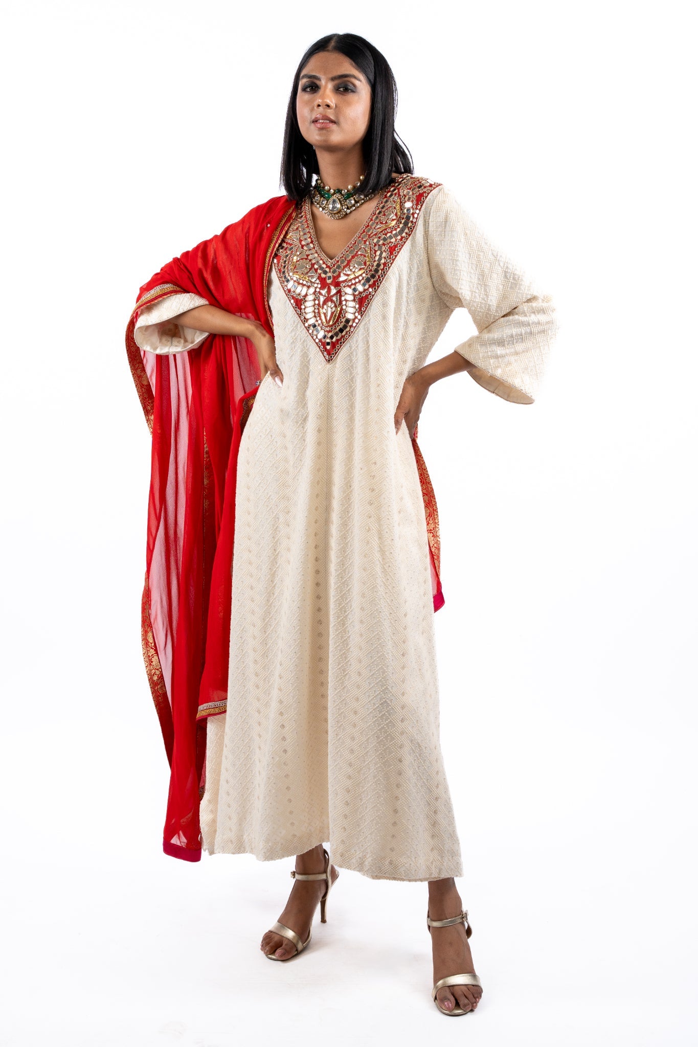 Ivory Festive Kurta Set