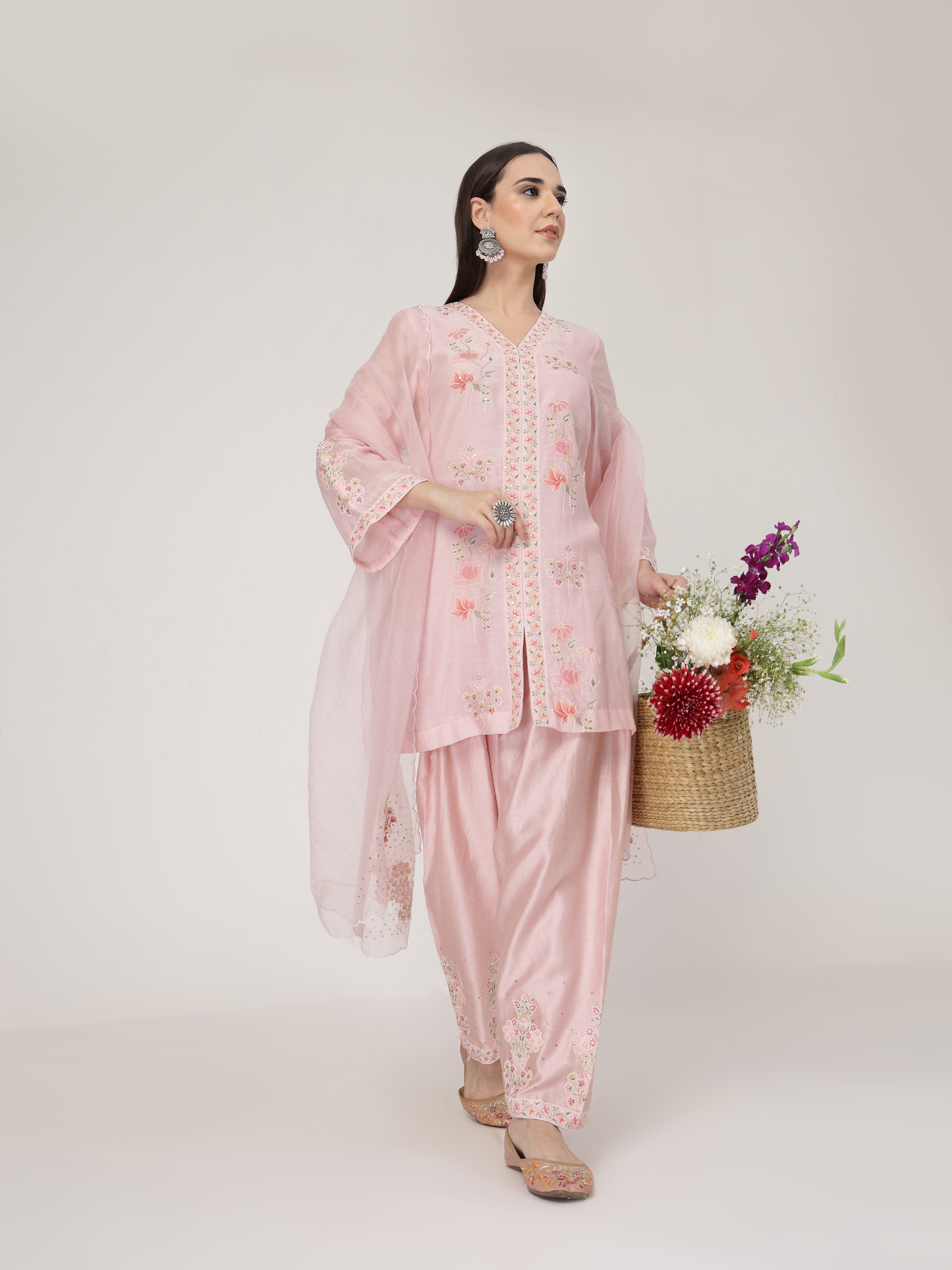 Pearl Pink Suit Set