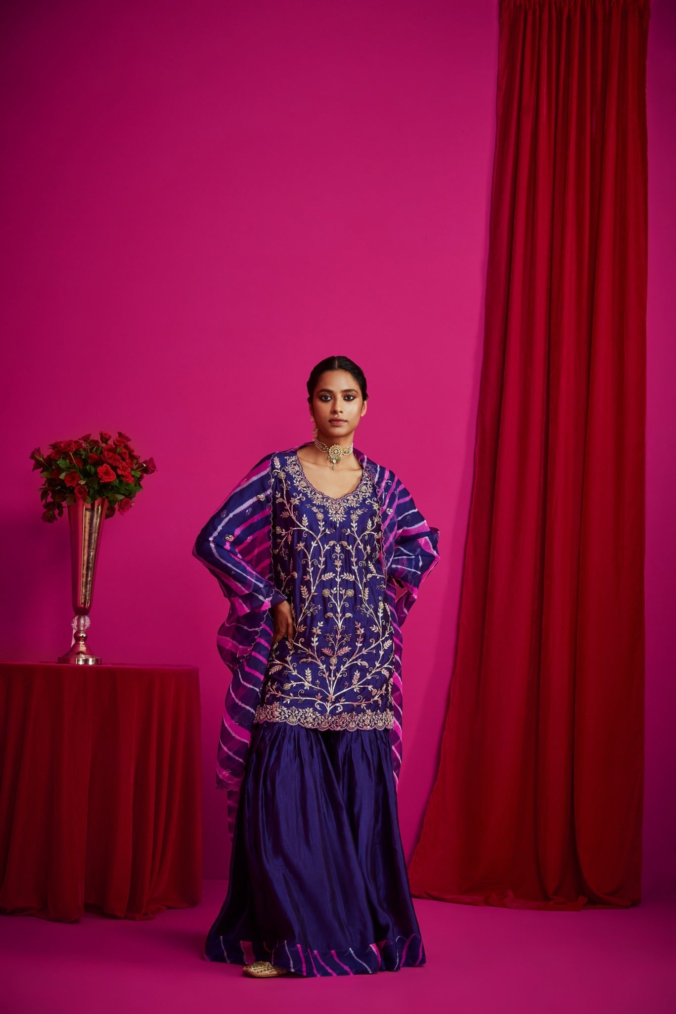 Sharara Set With Heavily Embroidered Kurta