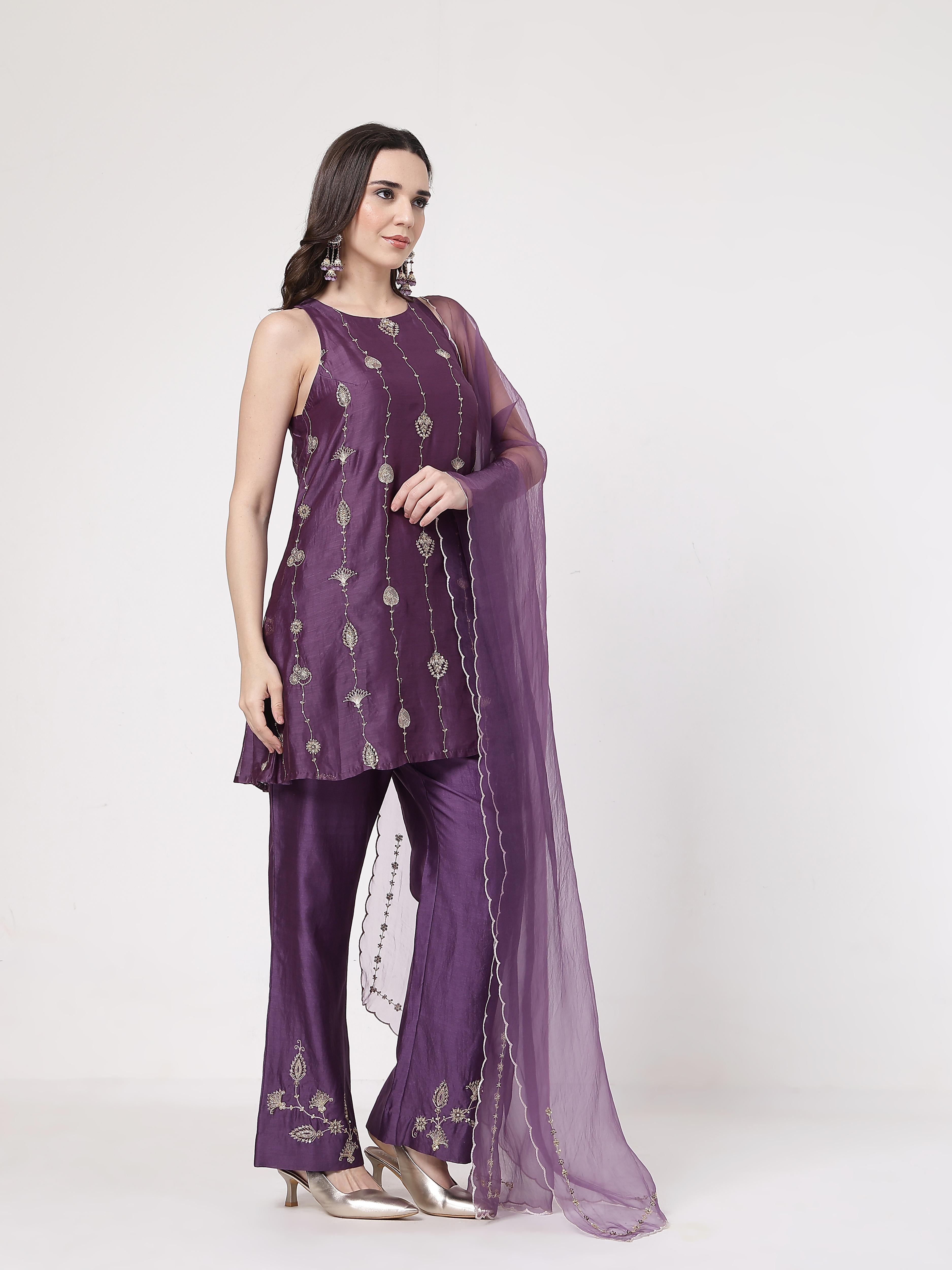 Violet A-line Set