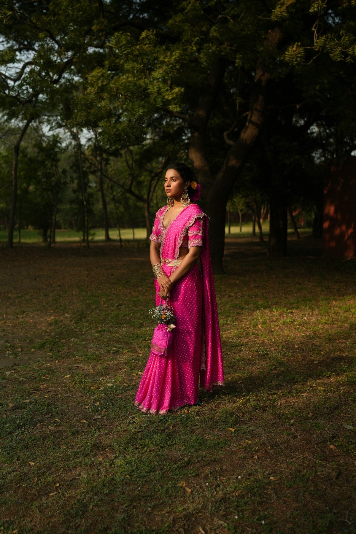 Saaarang bandhni saree