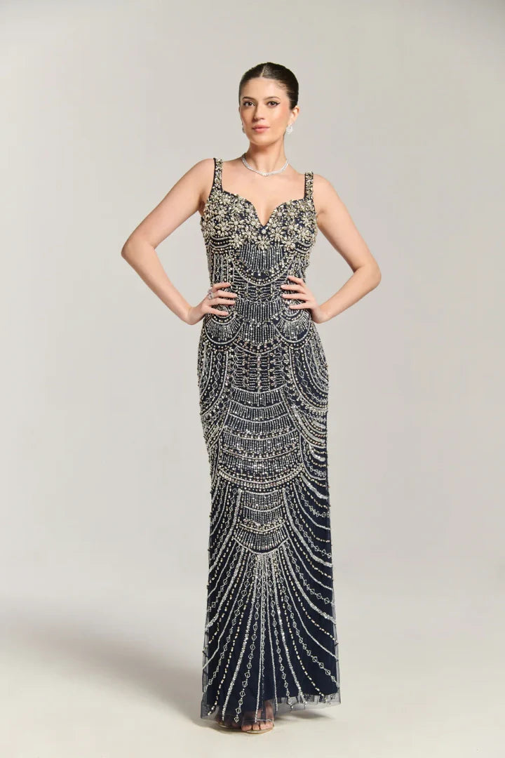 DIAMOND STUDDED MAXI