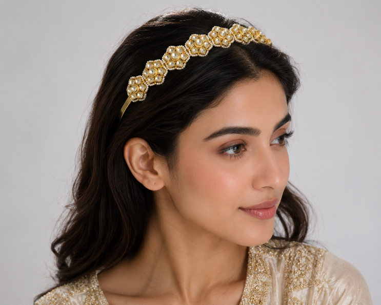Polki Floral Headband