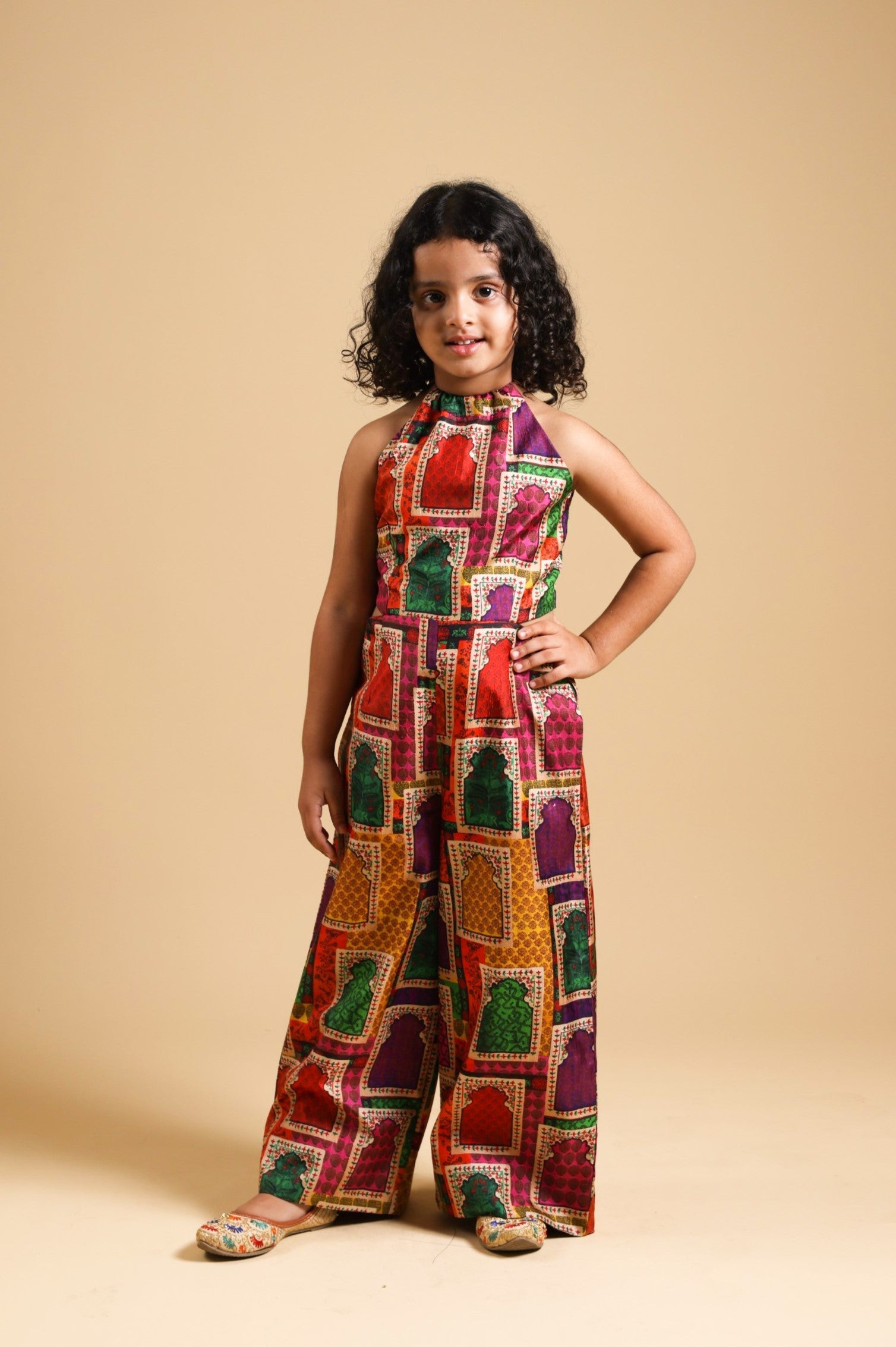 Halter neck jumpsuit