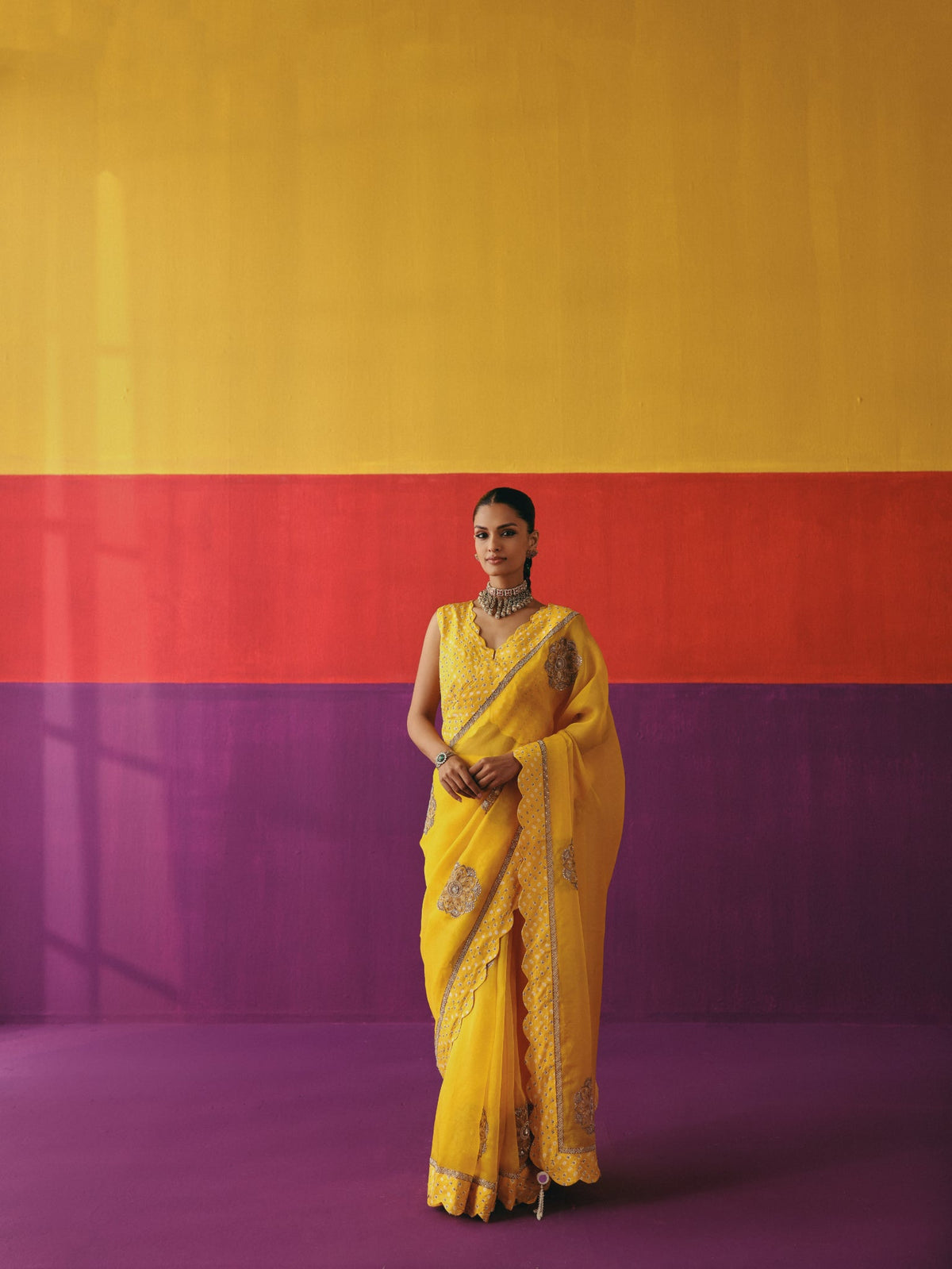 Mandala Surajmukhi Saree