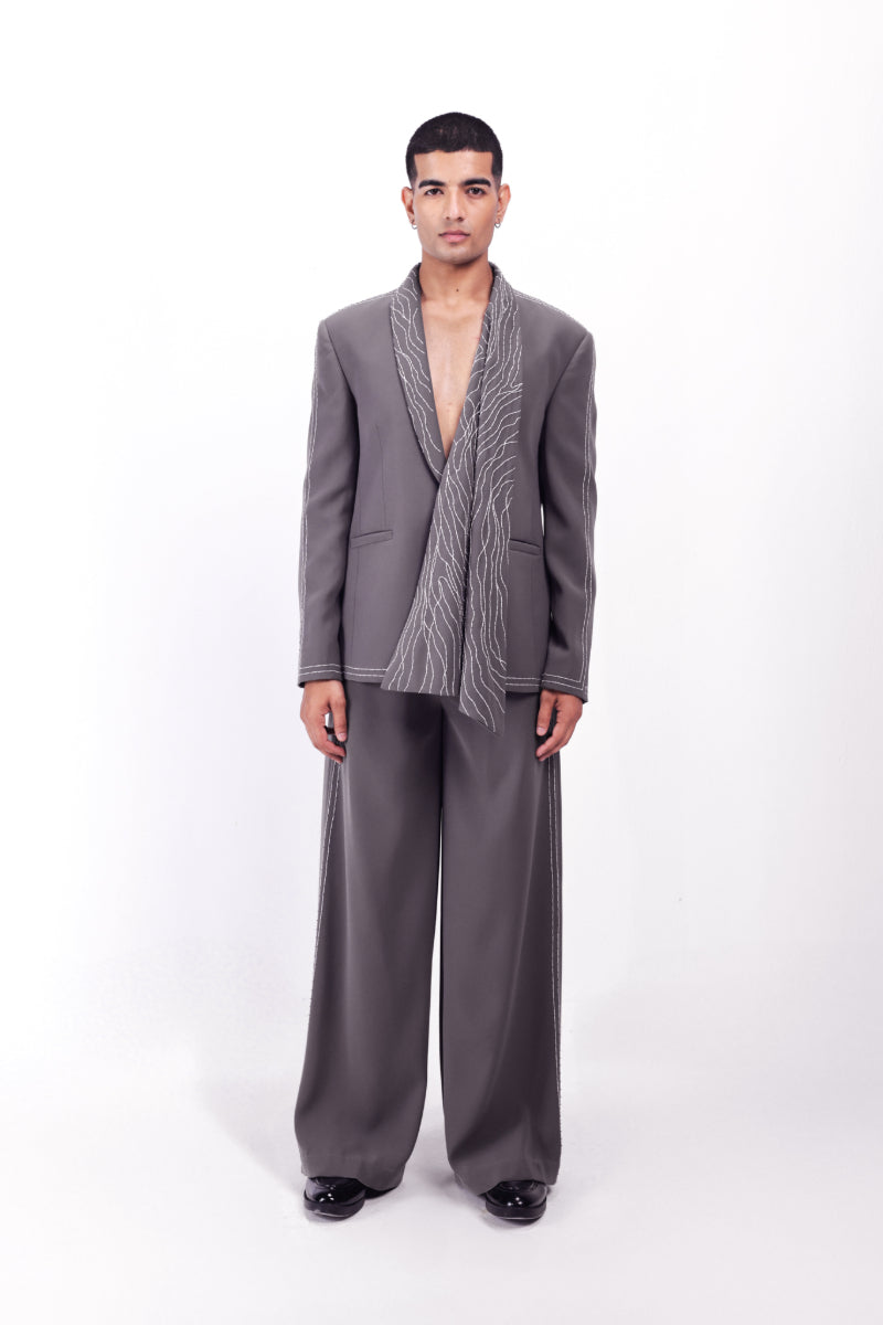 SILVER DUSK BLAZER