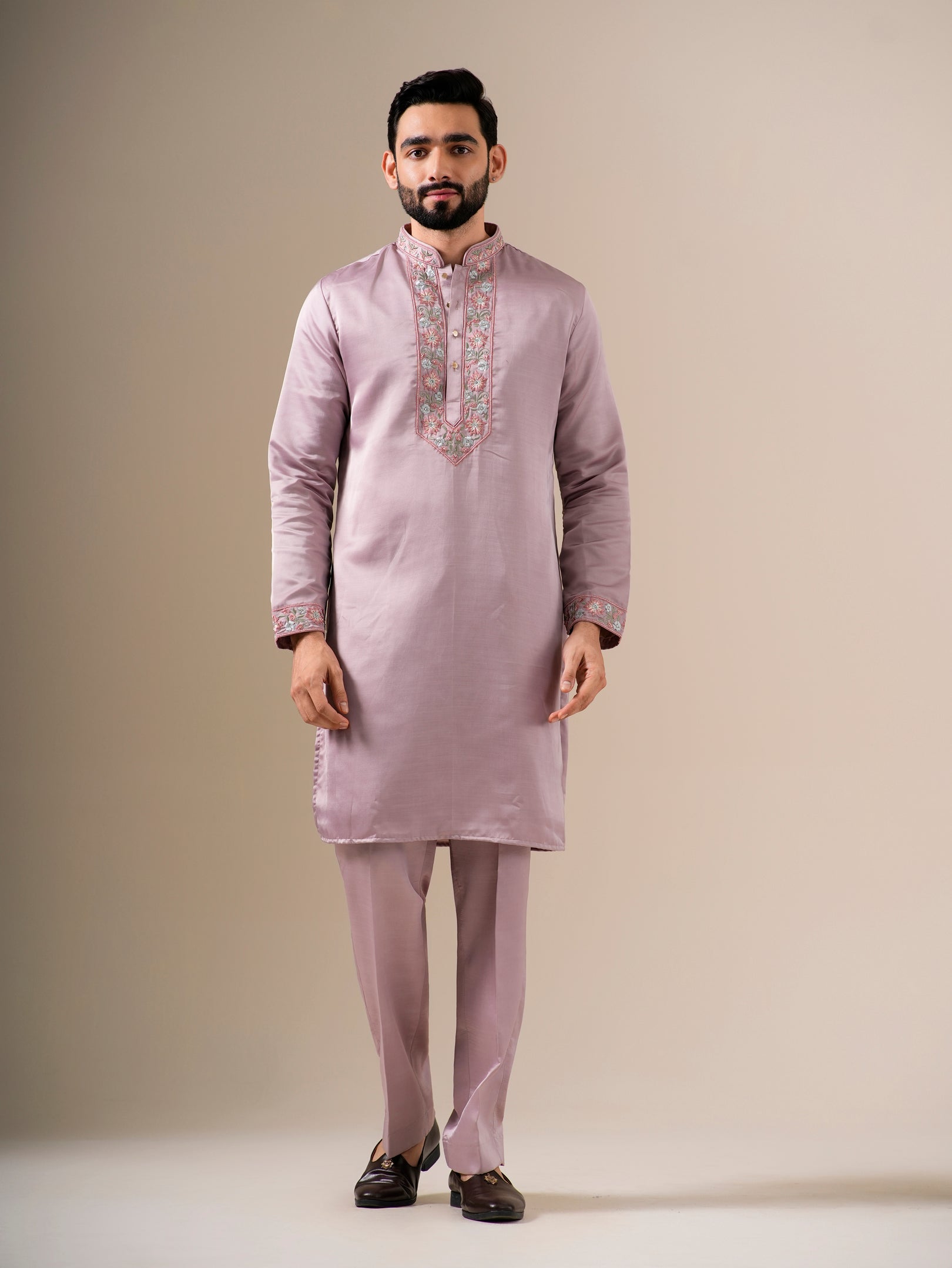 Dusky Rose Jardin Kurta Set
