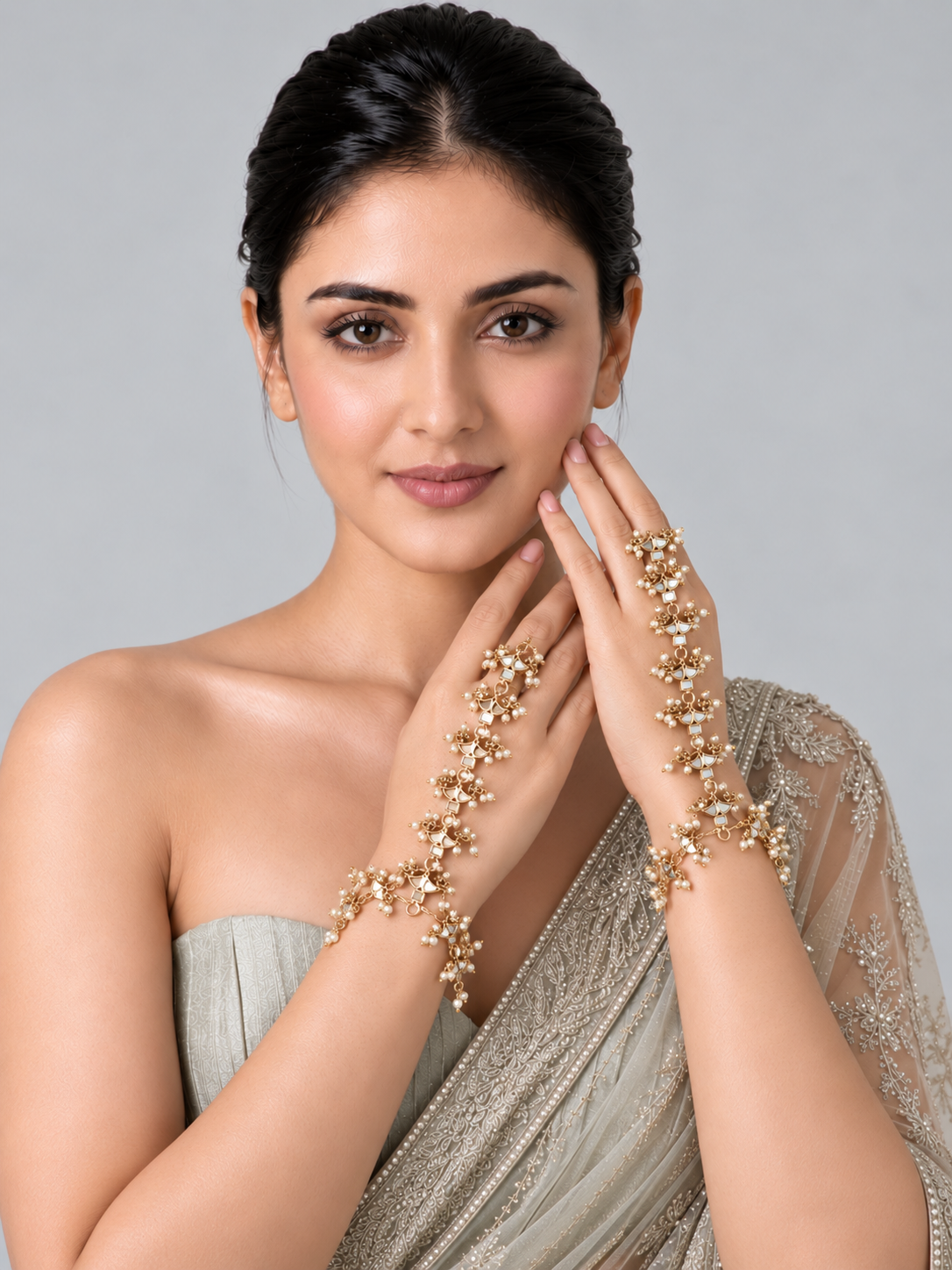 Pearl Kundan Hathphool