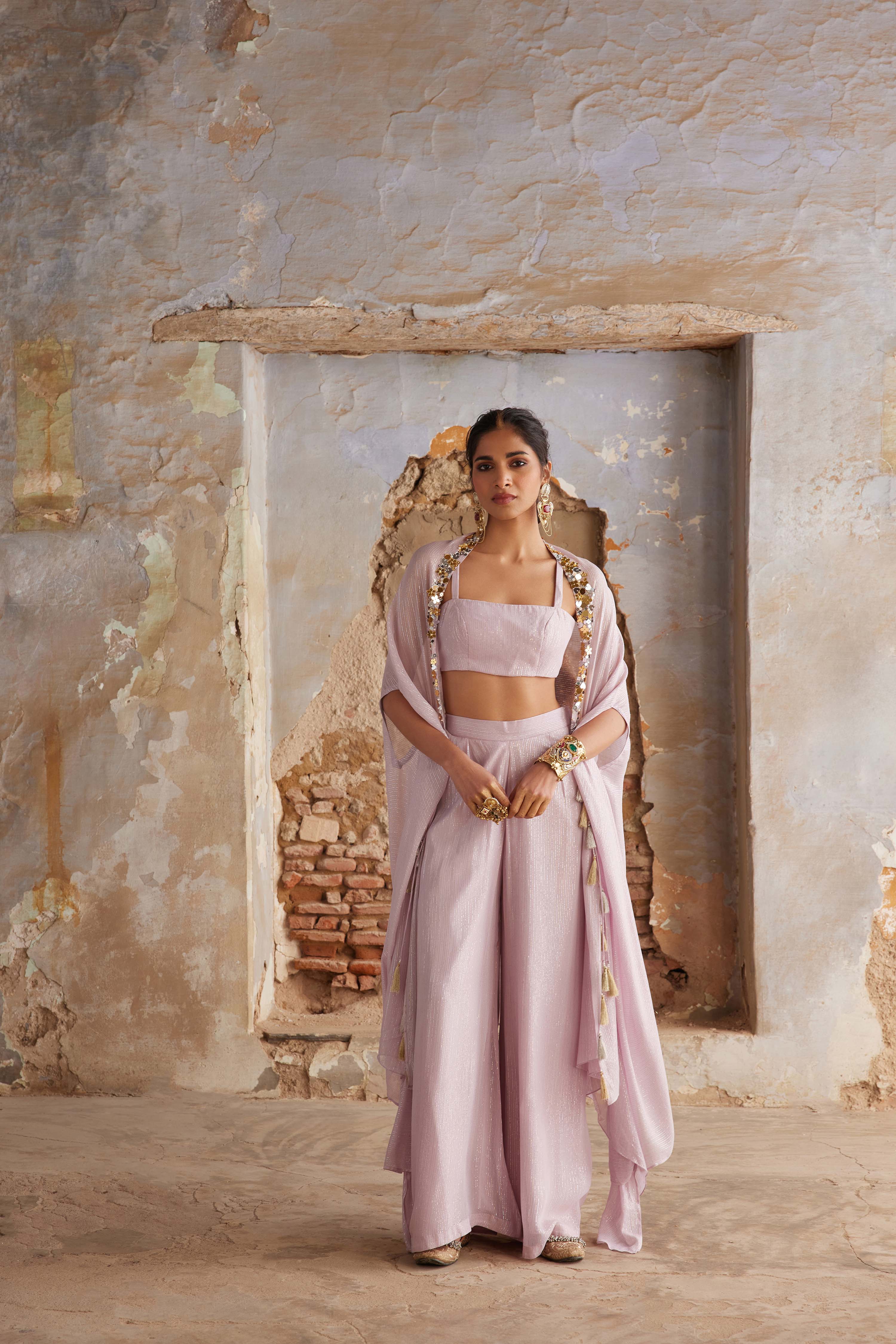 Pallazp bustier and cape set EB1N0