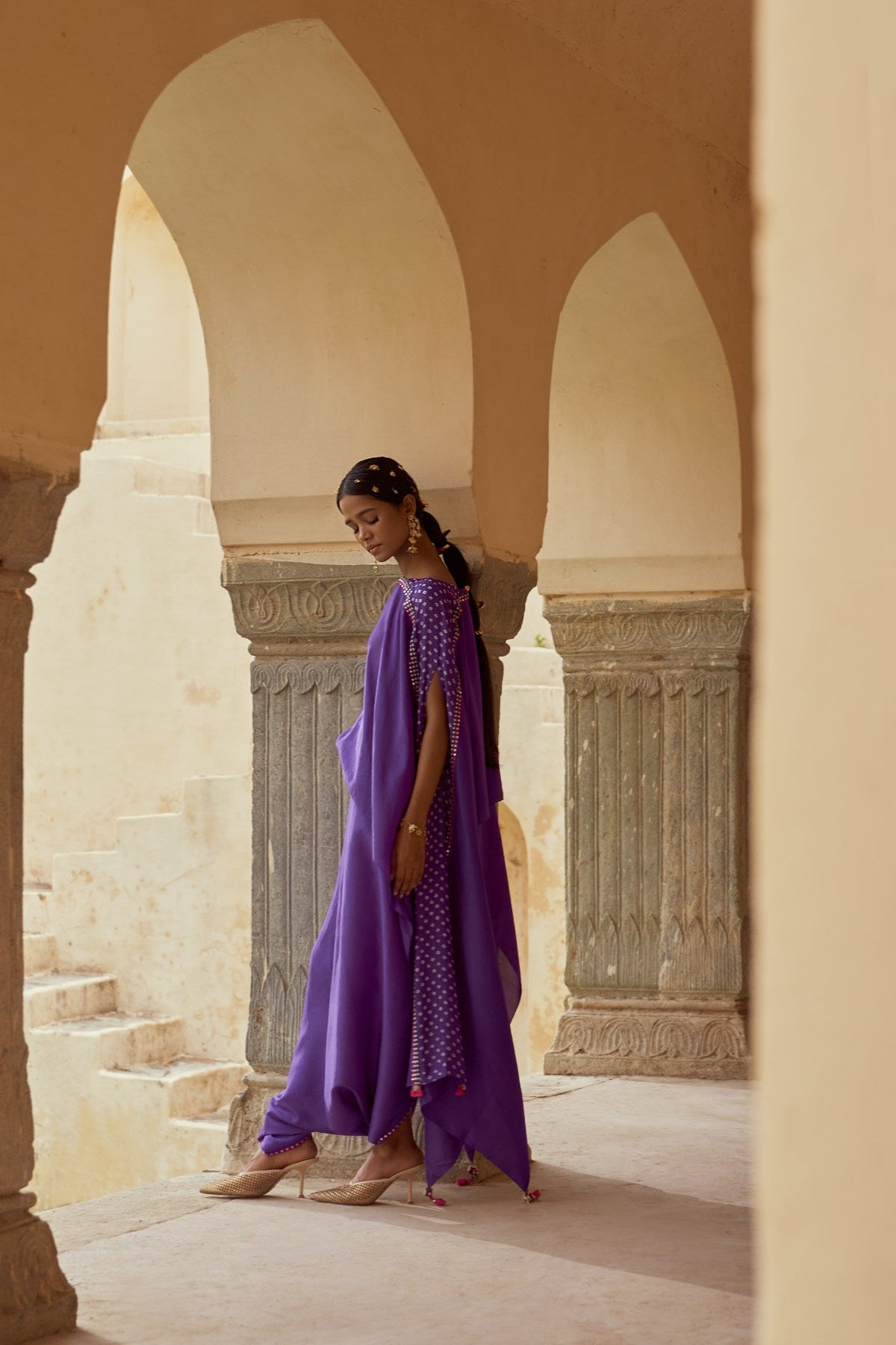 Stylefiesta asymmetrical cape set