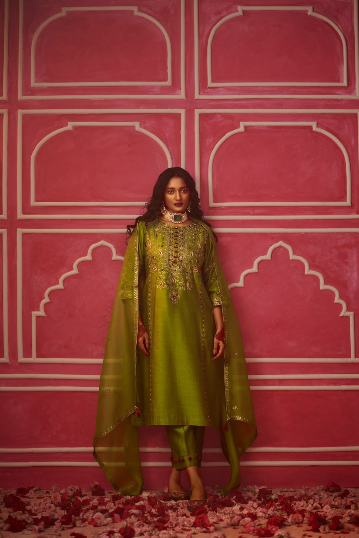 paisley jaal kurta