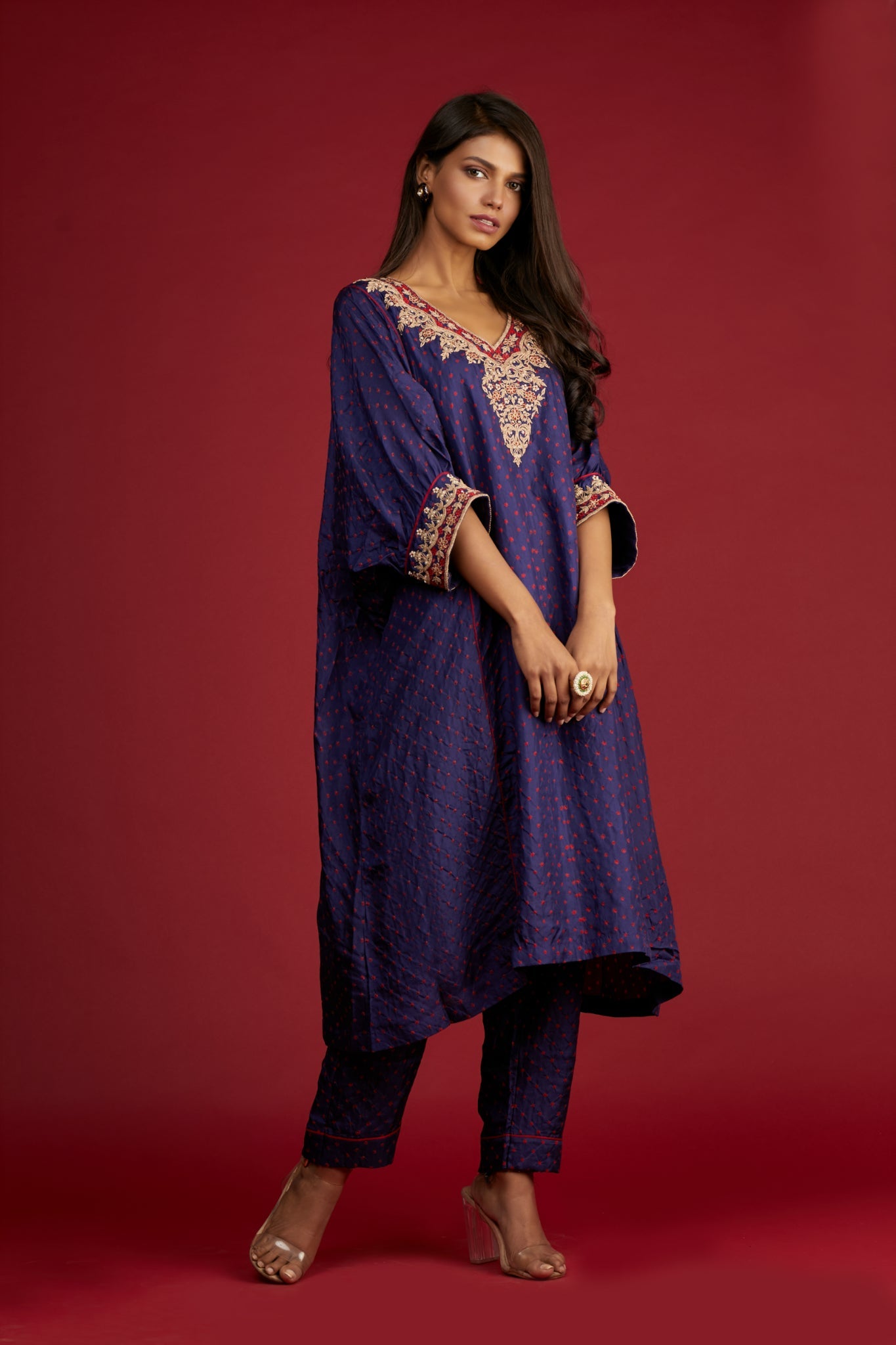 cord kaftan set