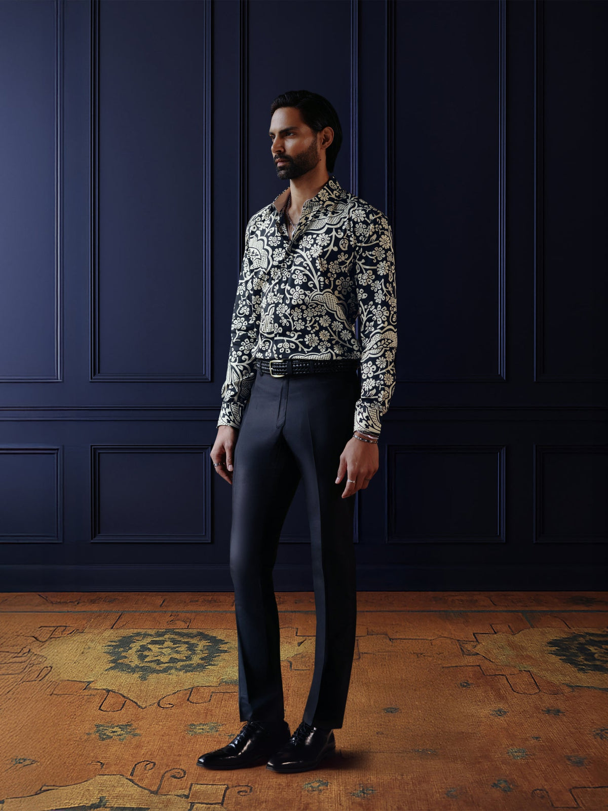 FLORAL NOIR SHIRT