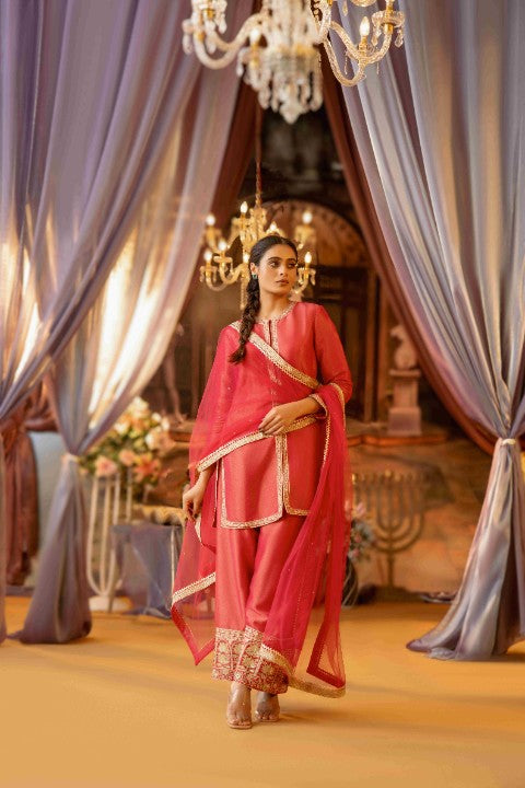 Magenta pink jacket suit - image 1