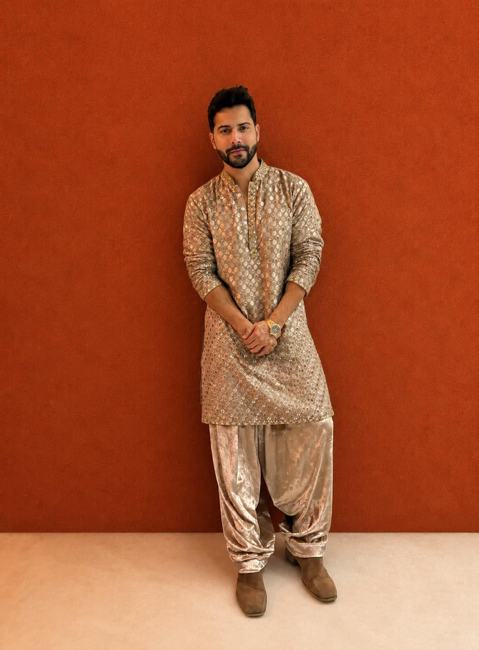 Varun Dhawan in Reyaan Kurta Set