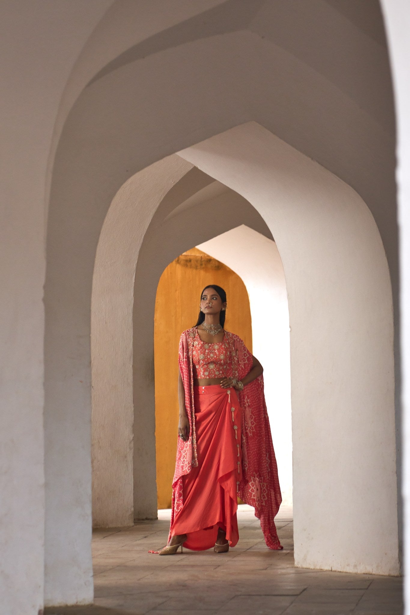 Surajmukhi cape set