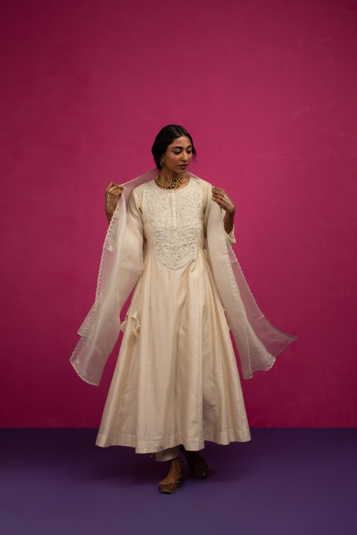Pearl anarkali