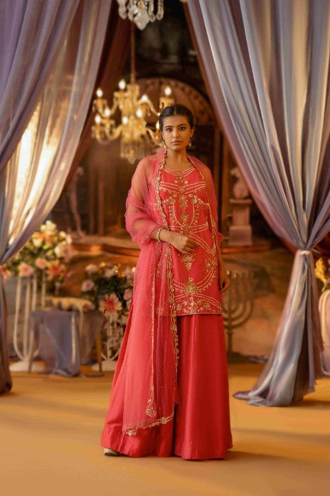 Magenta Pink Sharara - image 1