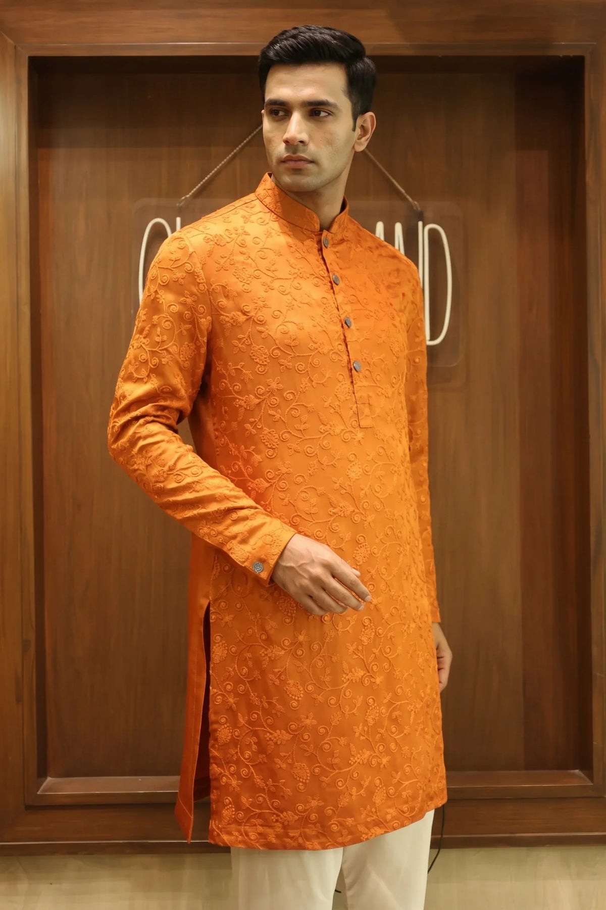 Rust Kurta set