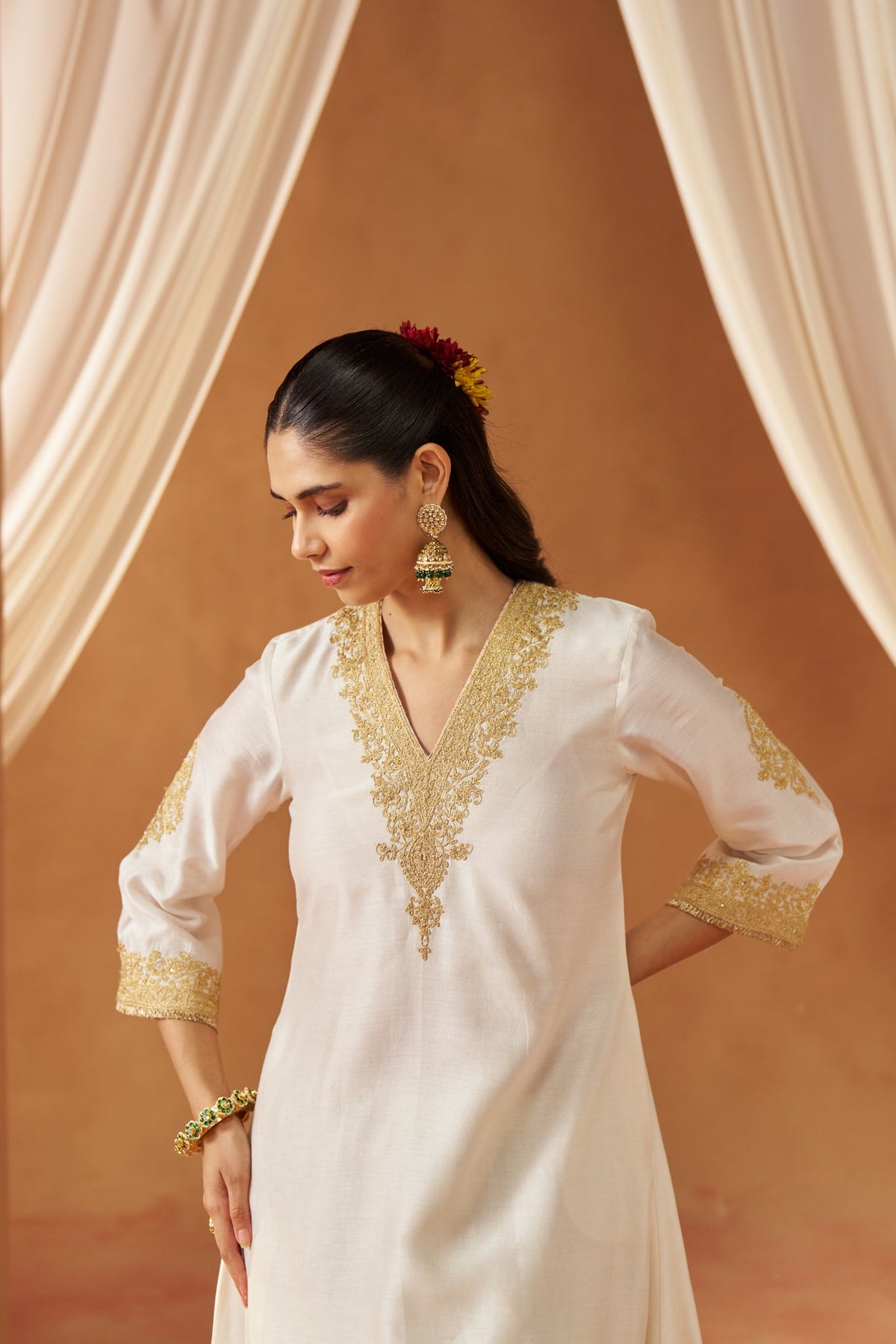 Liana Daisy  Chauga with Salwar and Dupatta
