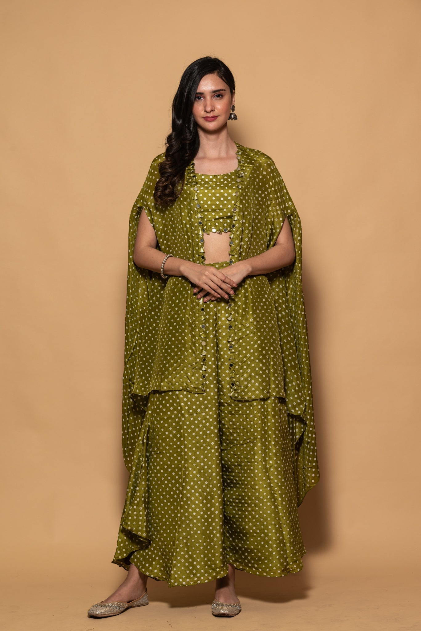 Bandhni fusion set