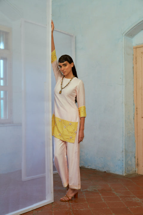Baby Pink Bliss Kurta & Pants Set