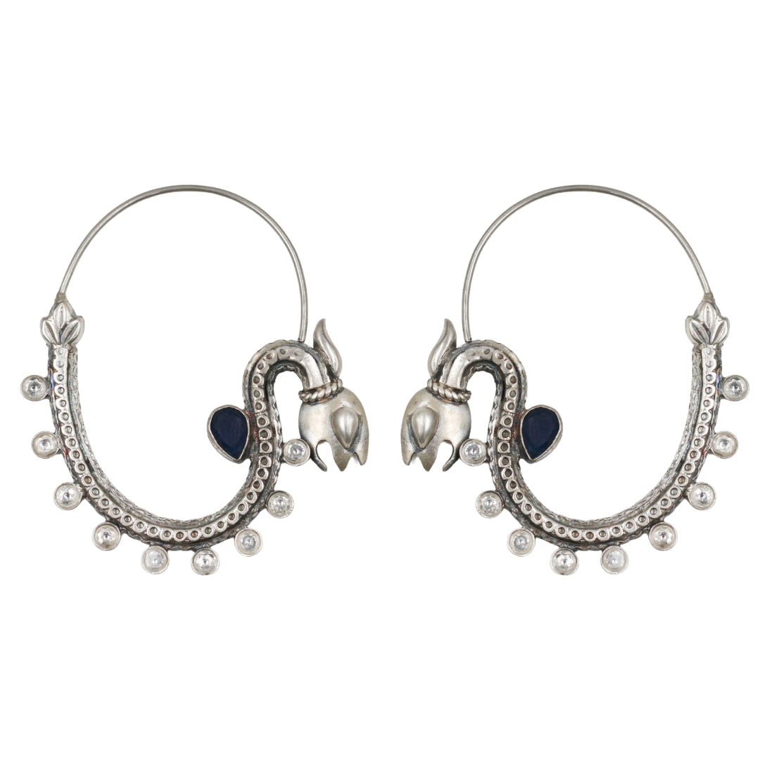 Artisan Heritage Hoop Earrings by Sangeeta Boochra