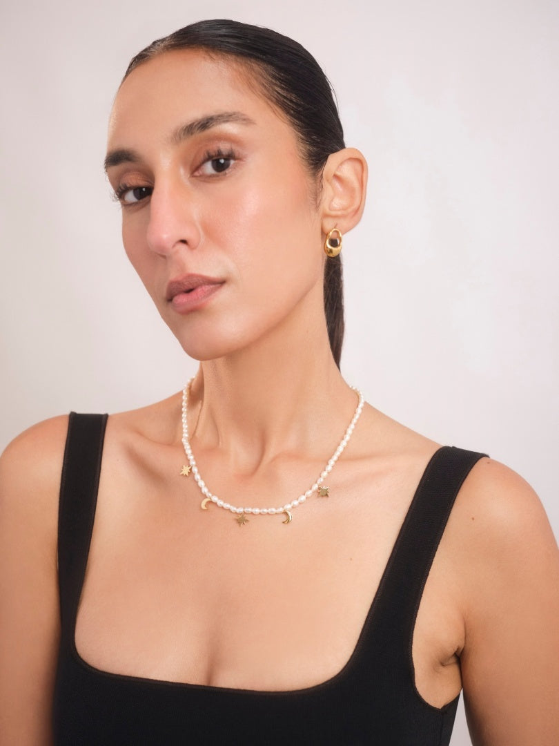 Celestial Pearl Necklace