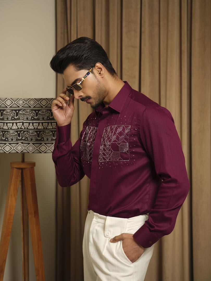 Wine Matrix Party Shirt