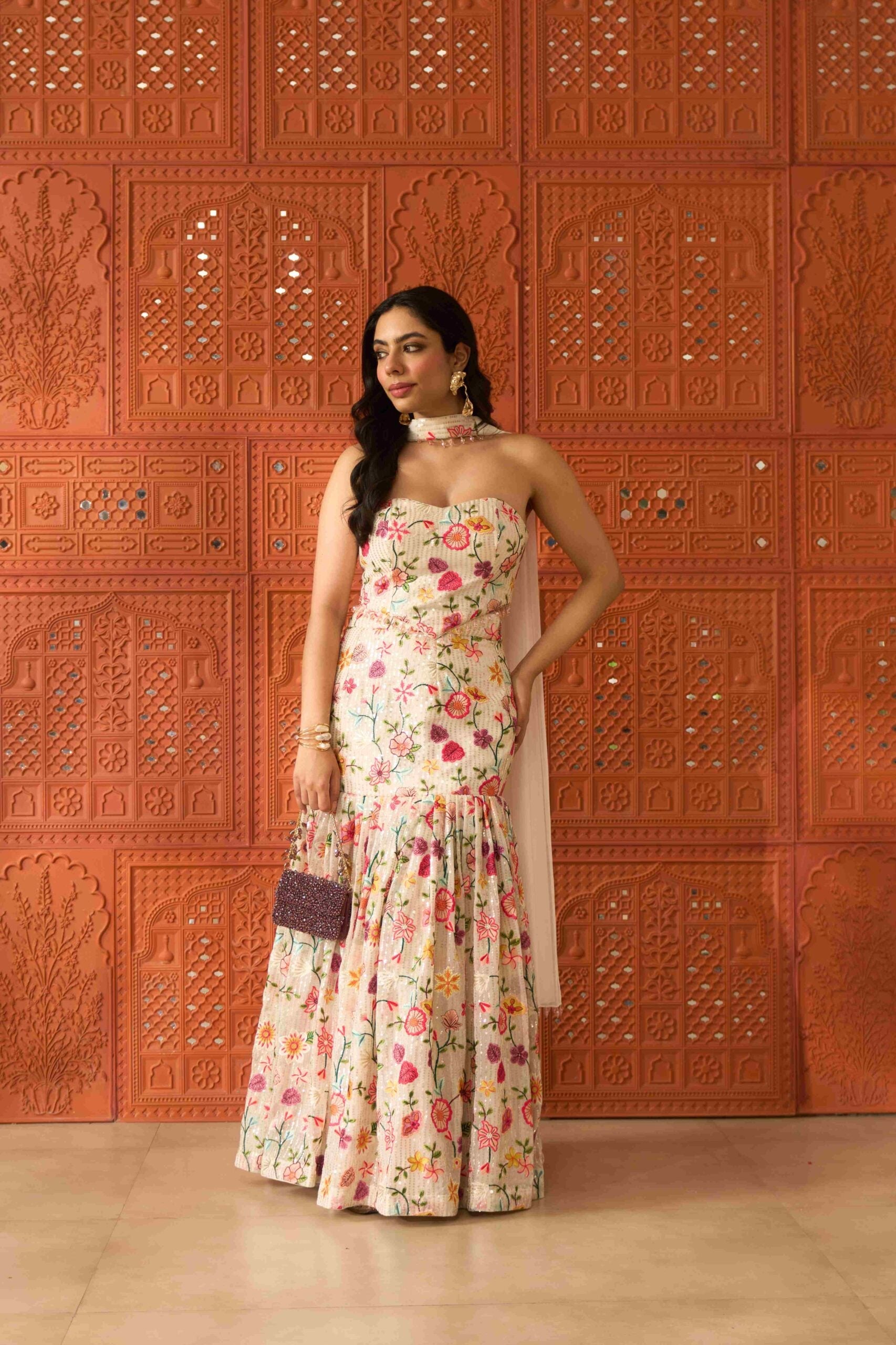 Gulbahar Skirt Set