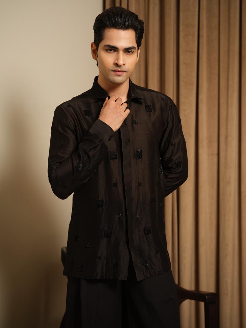 Midnight Black Aura Party Shirt
