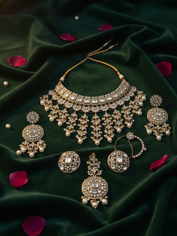 Heirloom Grandeur Pearl Bridal Set