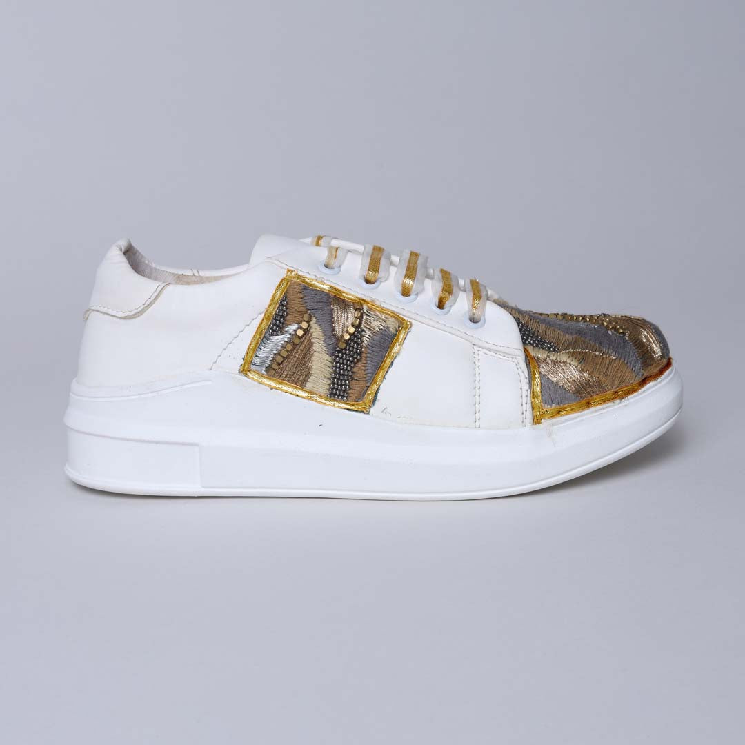 Sliver Golden River Sneakers