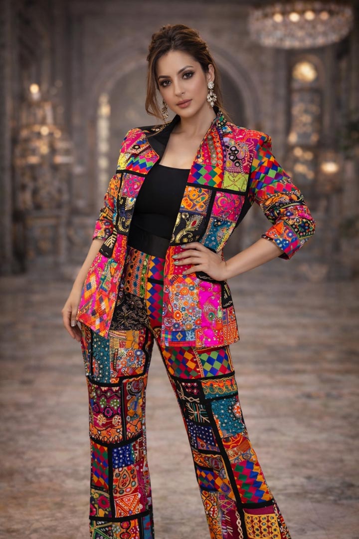 Banjara Blaze Full Patchwork Co-ord
