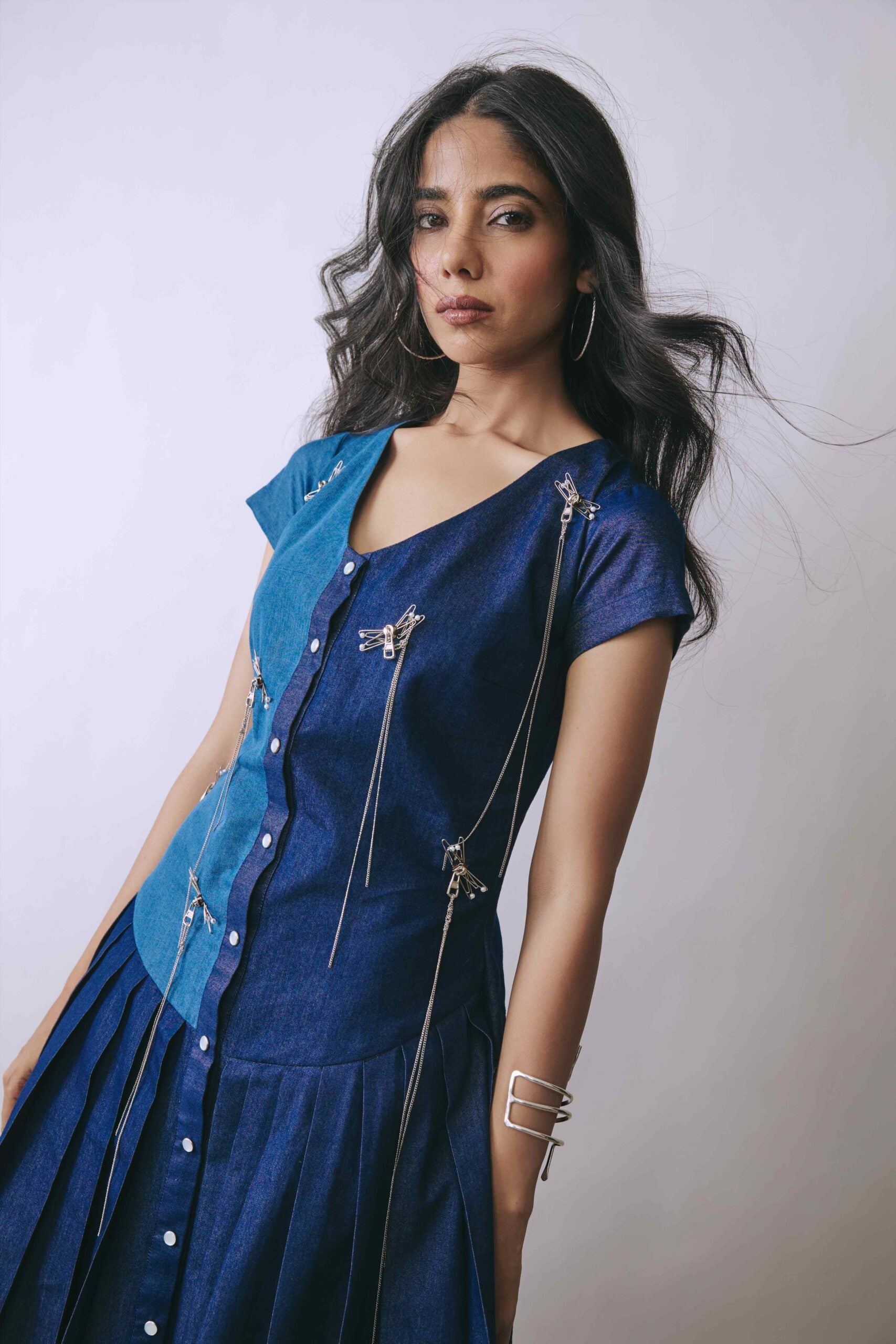 Deep Indigo Hook Dress