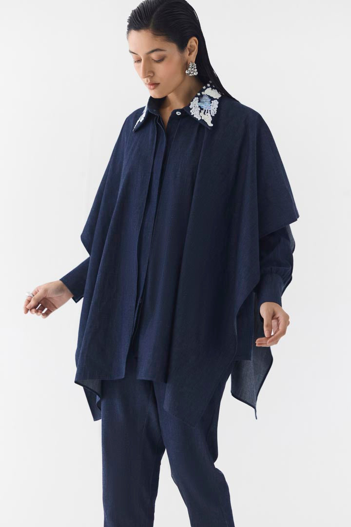 CALLA DENIM SHIRT & TROUSERS
