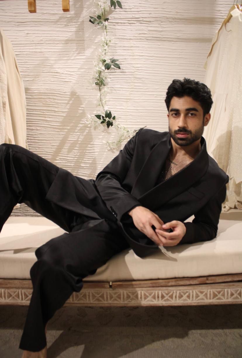 Tuxedo blazer set