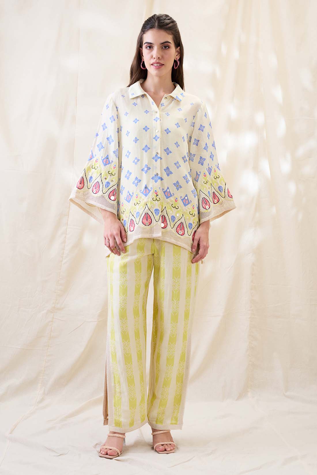 Kitchra Appliqued co-ord set SP4600