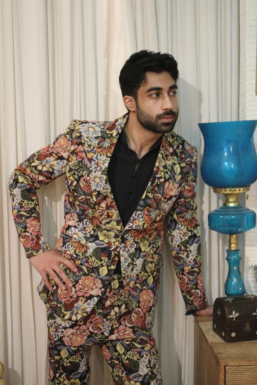 Floral jacket set