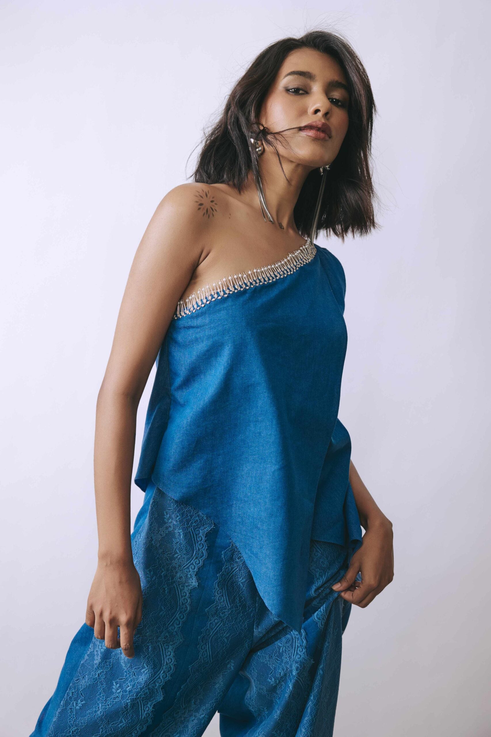 Indigo Cascade Jumpsuit
