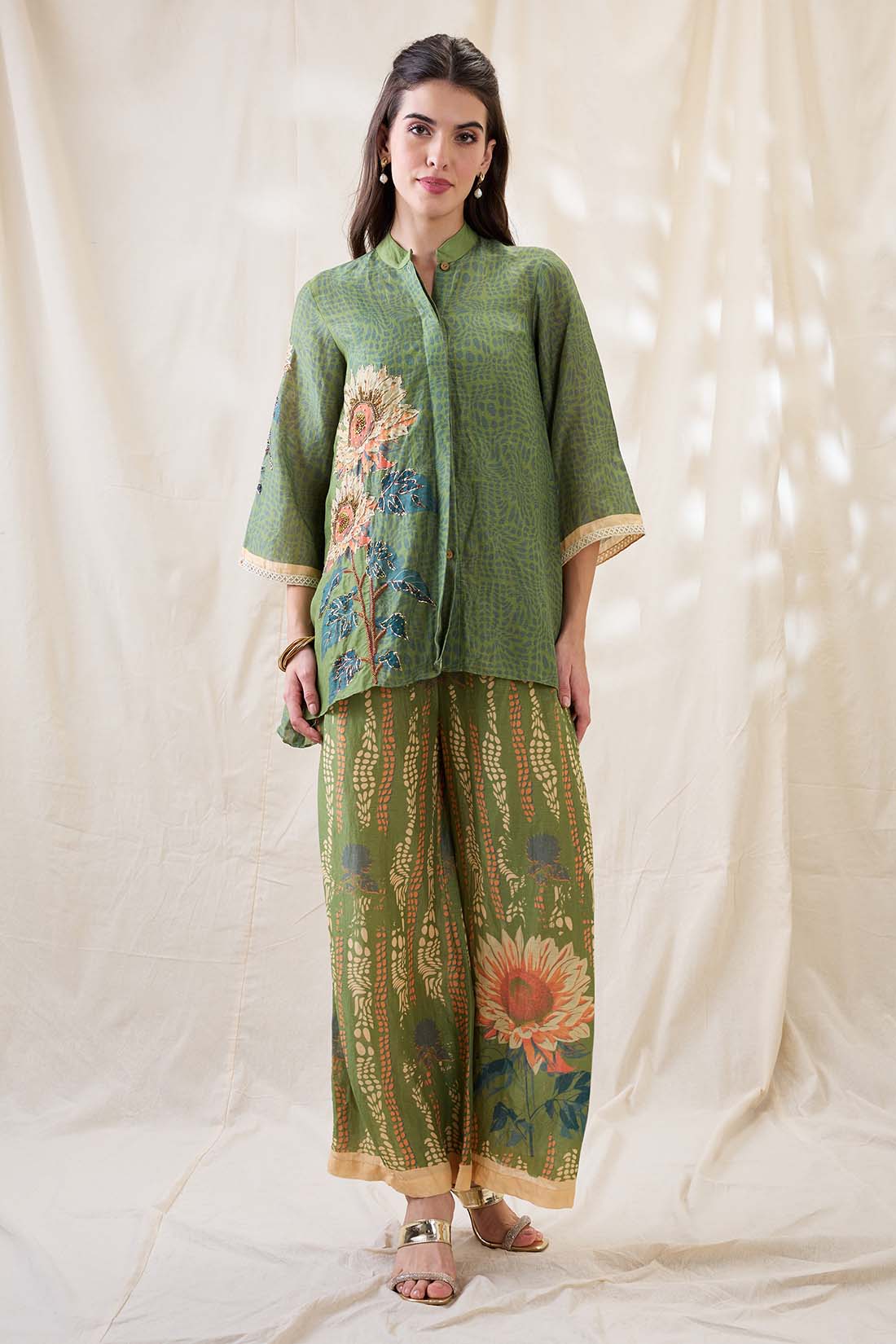 Ravya Embroidered co-ord set SP4627