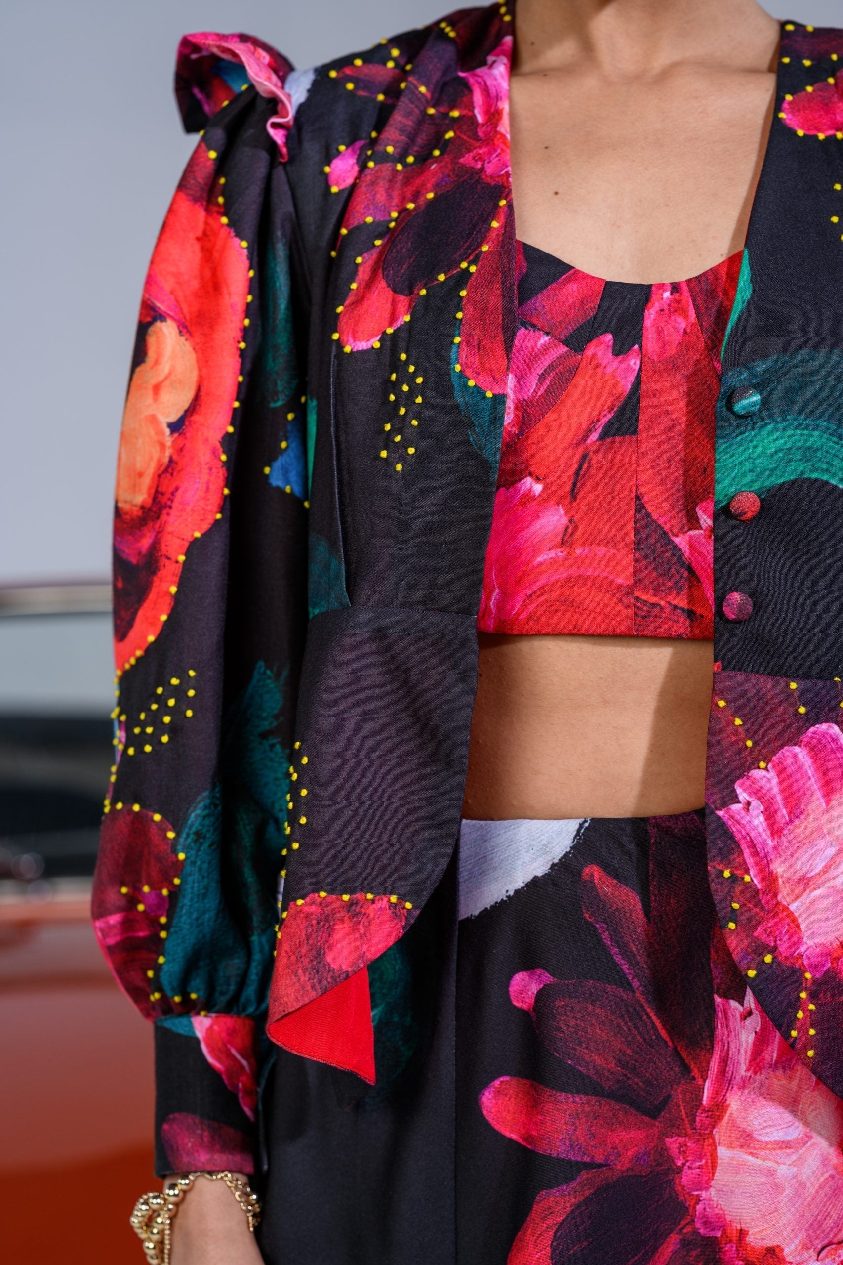 Image of Peplum-Skirt Set