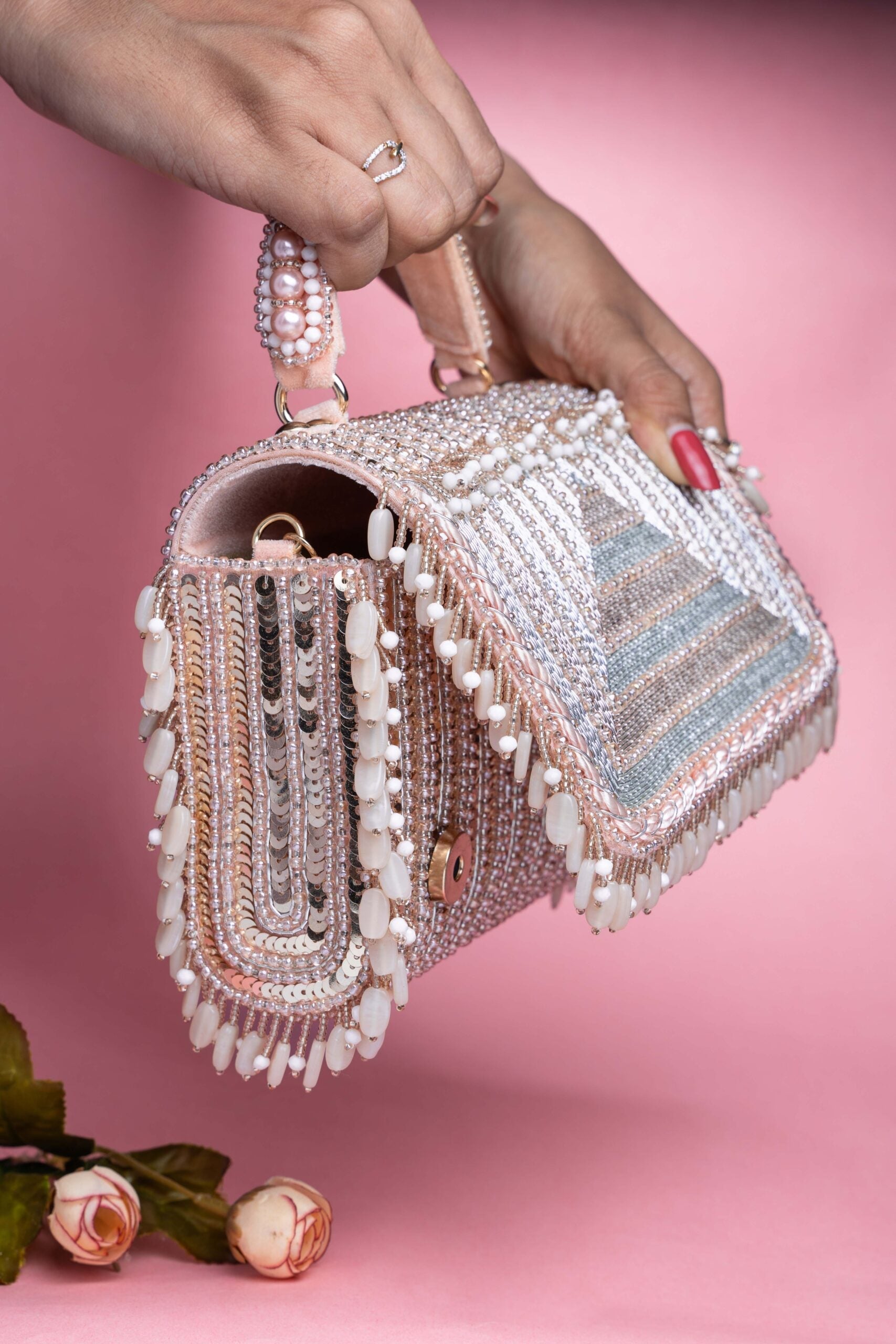 Matto Splendour Kasse Silver Blush