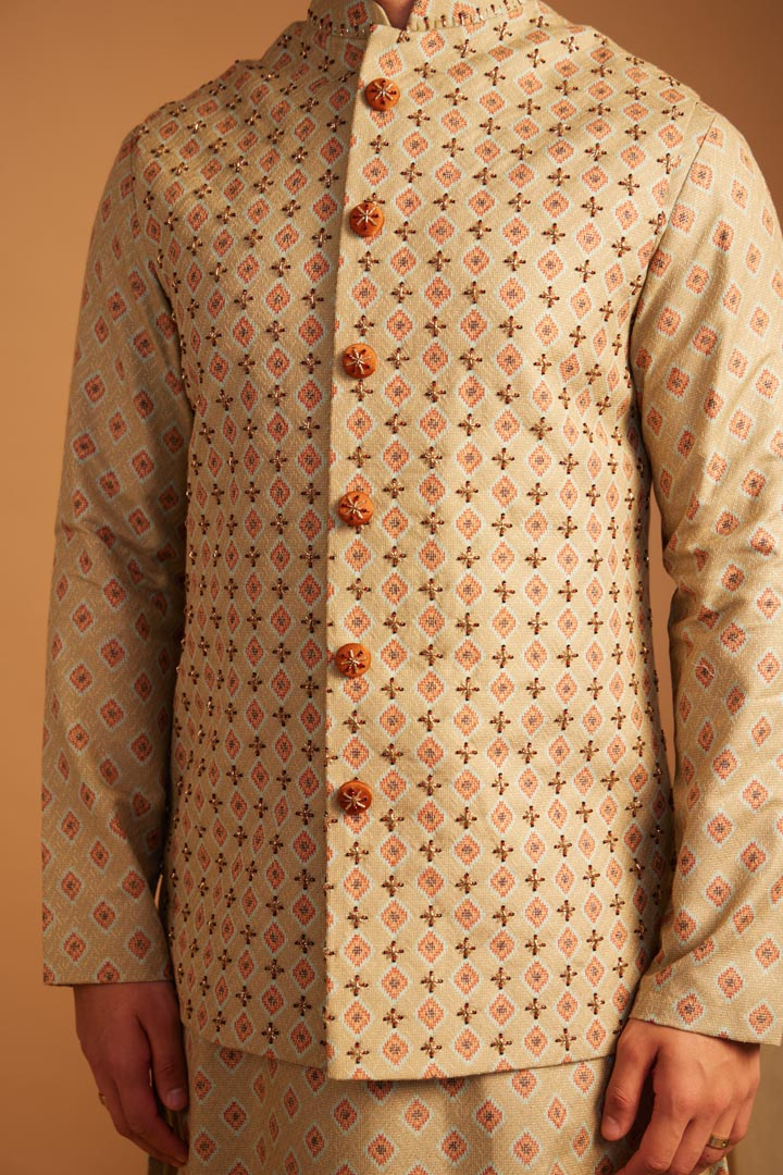 Image of Zaitooni Bandi Kurta Set